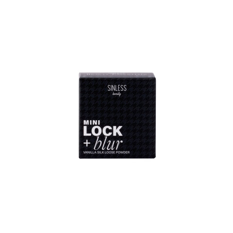 Polvo suelto fijador mini LOCK + Blur