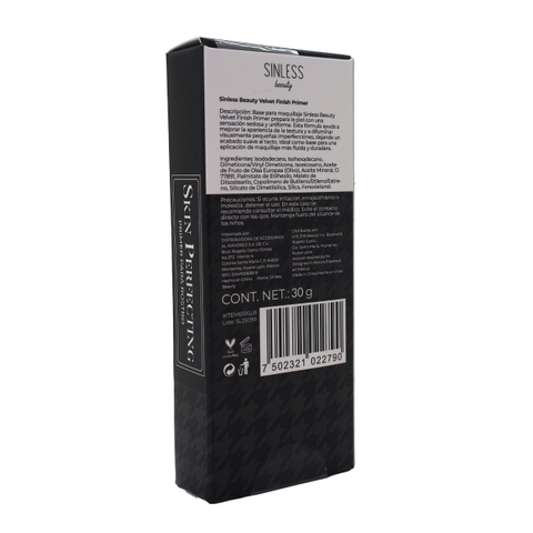 Velvet Finish Primer - Sinless Beauty